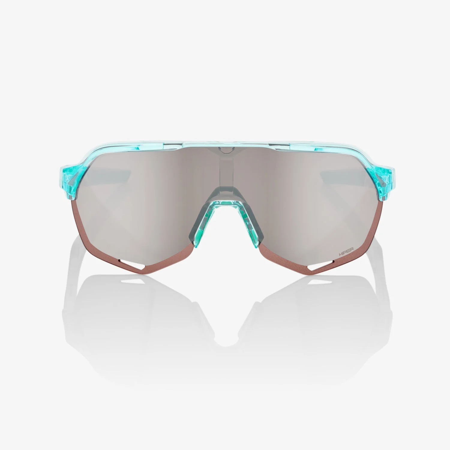 100% S2 - Polished Translucent Mint - HiPER Silver Mirror Lens - Image 2