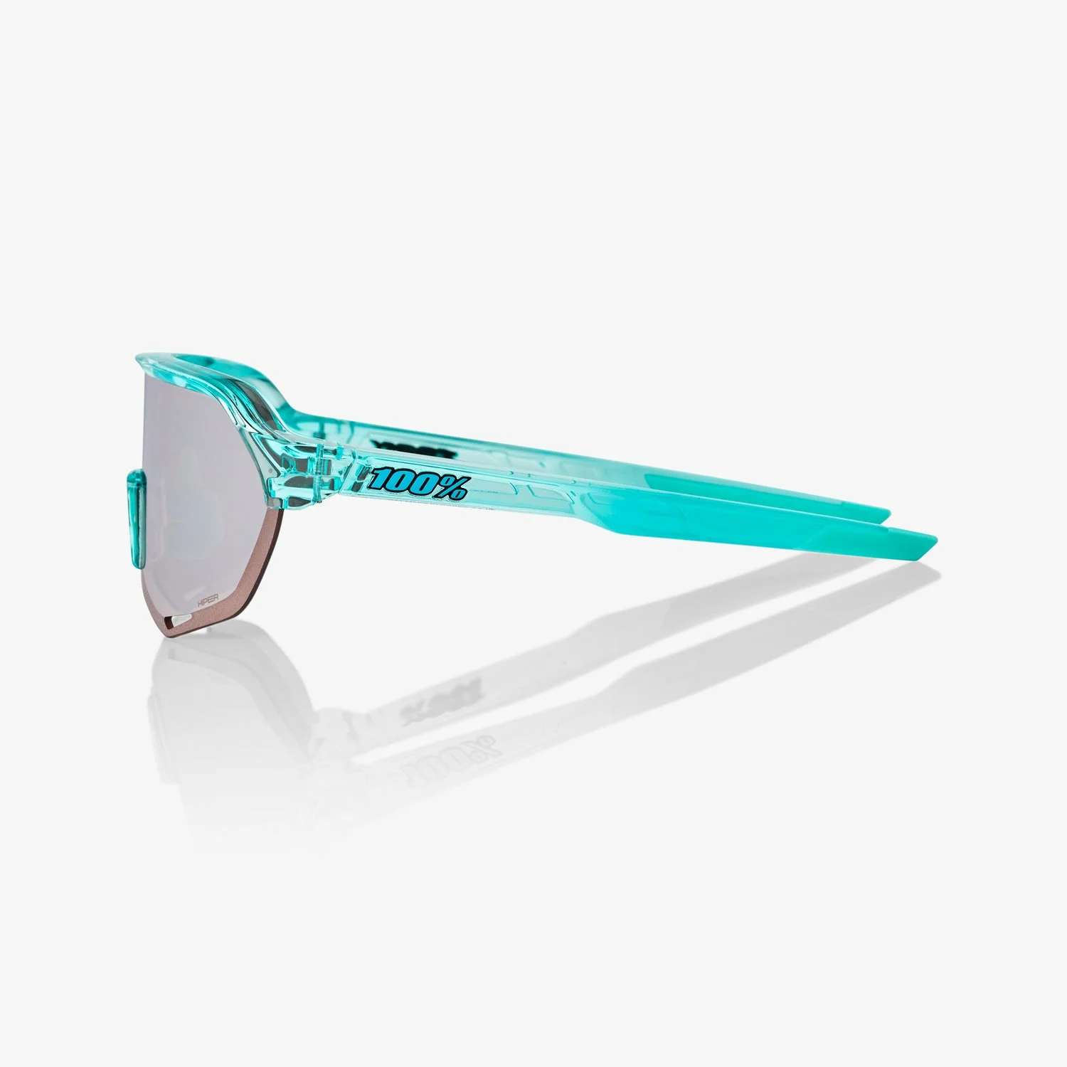 100% S2 - Polished Translucent Mint - HiPER Silver Mirror Lens - Image 3