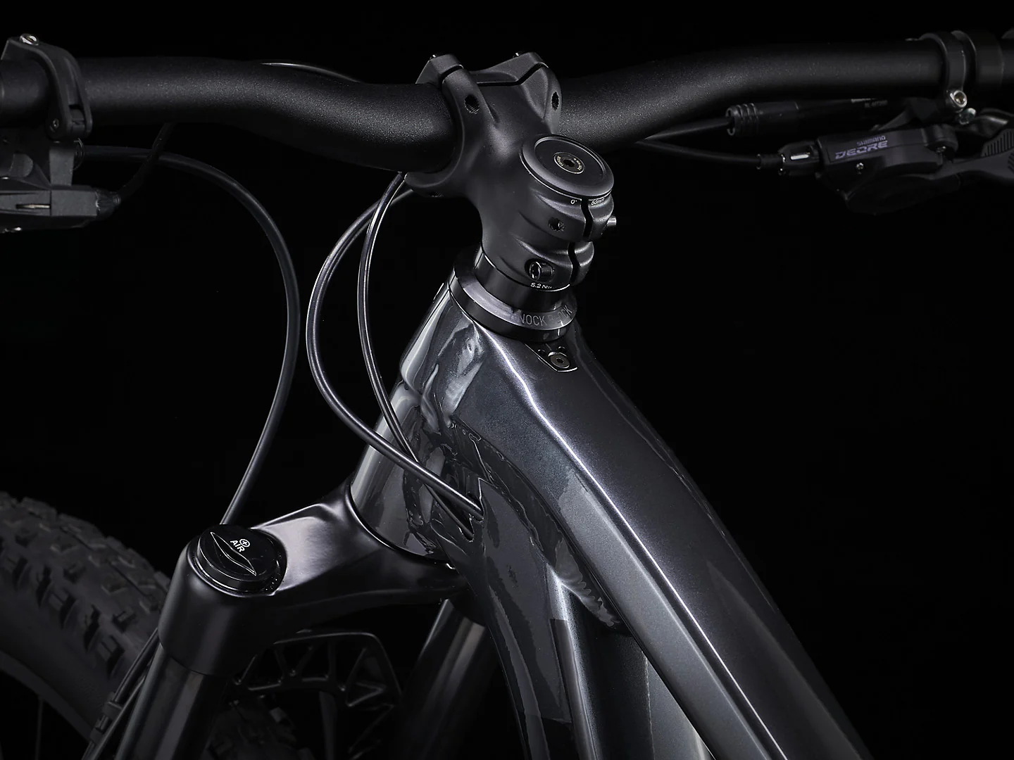 2023 Trek Top Fuel 5 - Lithium Grey - Image 4