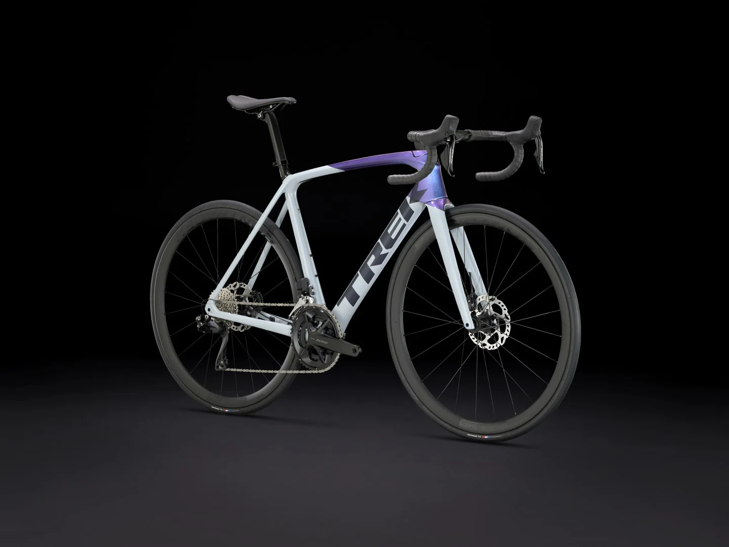 2024 Trek Émonda SL 6 - Plasma Pearl Grey/Purple Flip - Image 2