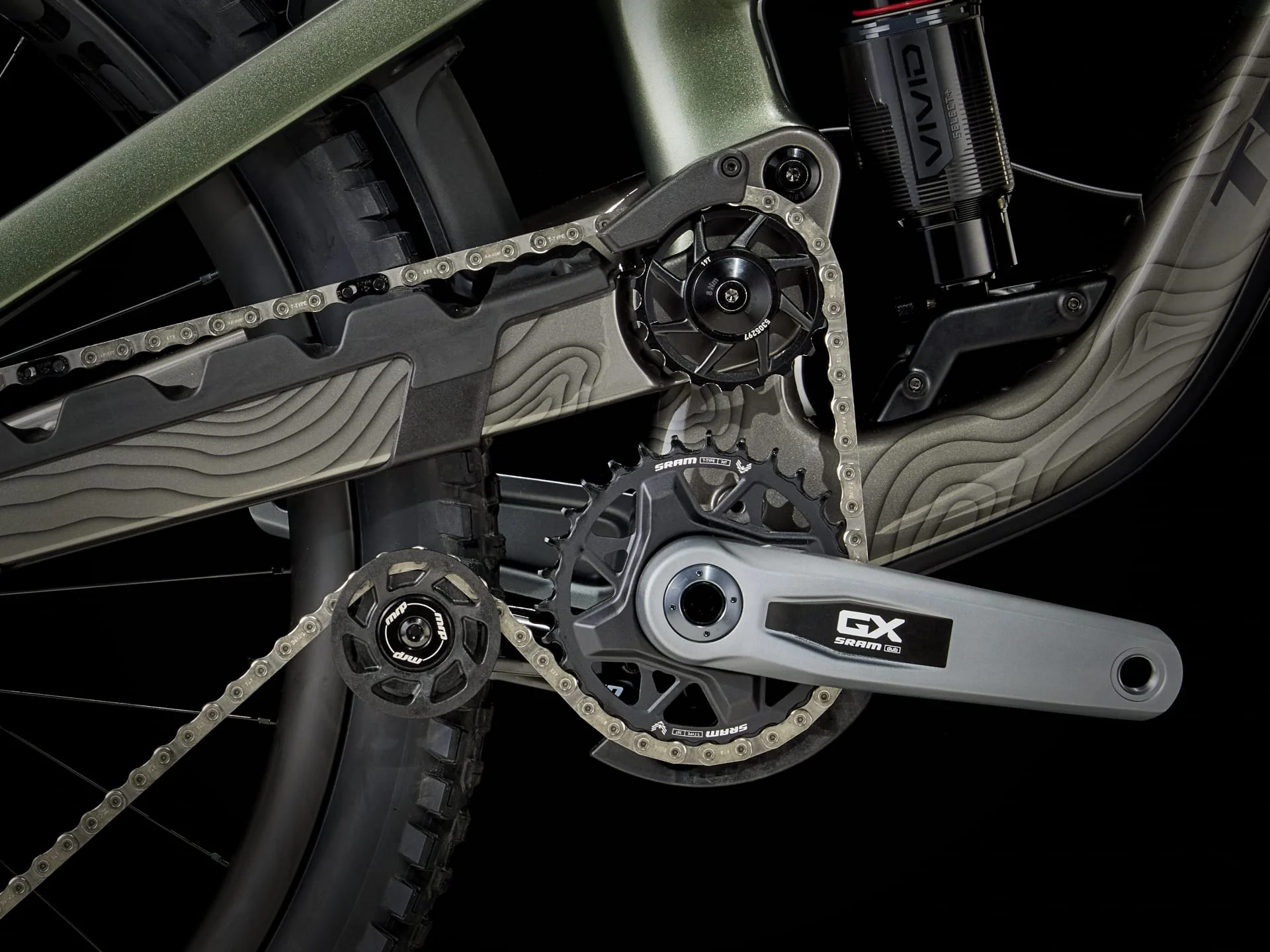 2024 Trek Slash 9.8 GX AXS T-Type Gen 6 - Lichen Green - Image 4