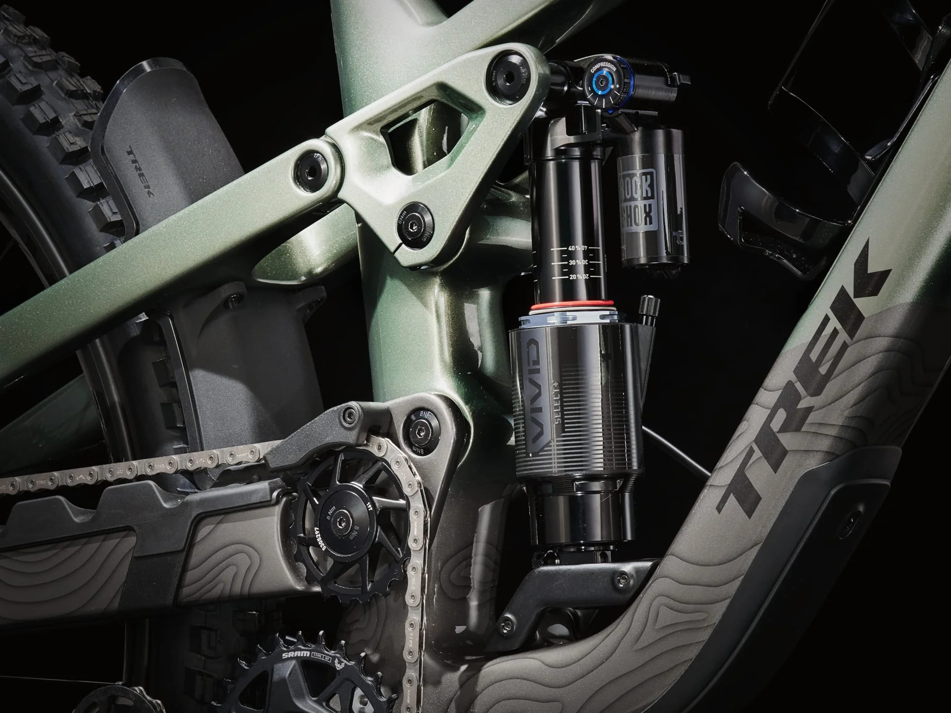 2024 Trek Slash 9.8 GX AXS T-Type Gen 6 - Lichen Green - Image 6