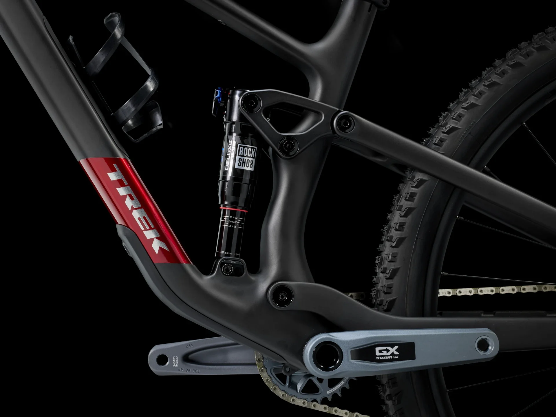 2025 Trek Top Fuel 9.8 GX AXS Gen 4- Matte Dark Web - Image 5