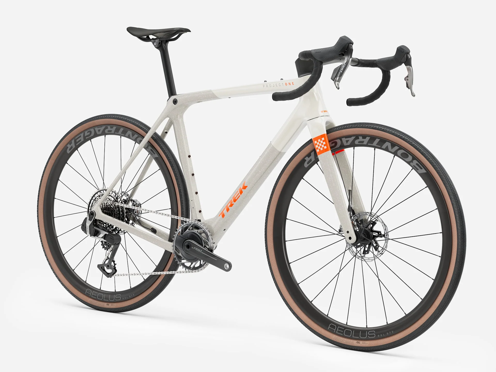 2026 Trek Checkmate SLR 9 AXS - Era White/Buff Beige - Image 3