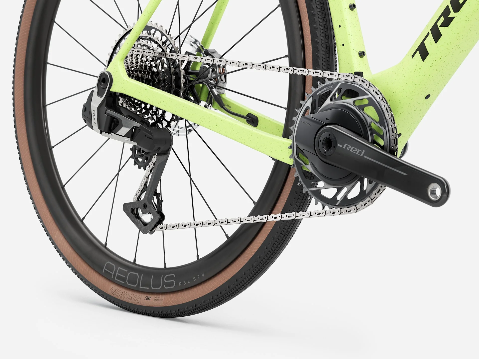 2026 Trek Checkmate SLR 9 AXS - Olive Drab/Glowstick - Image 4