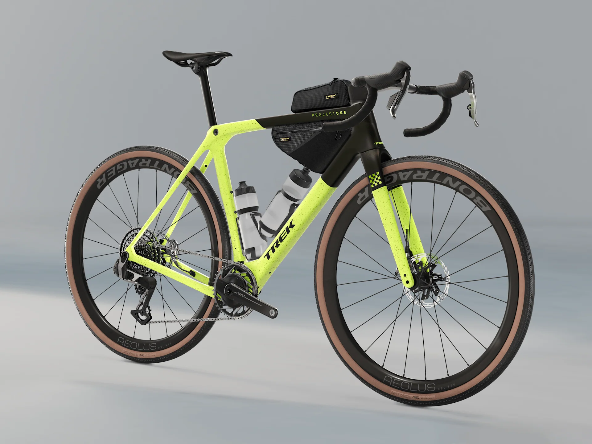 2026 Trek Checkmate SLR 9 AXS - Olive Drab/Glowstick - Image 6
