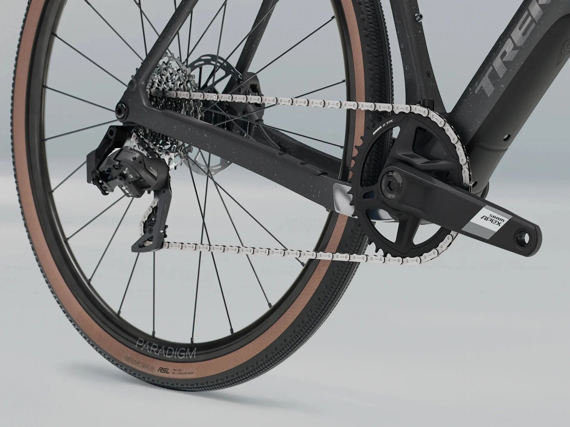 2026 Trek Checkpoint SL 5 AXS Gen 3- Trek Black/ Matte Carbon Smoke - Image 5