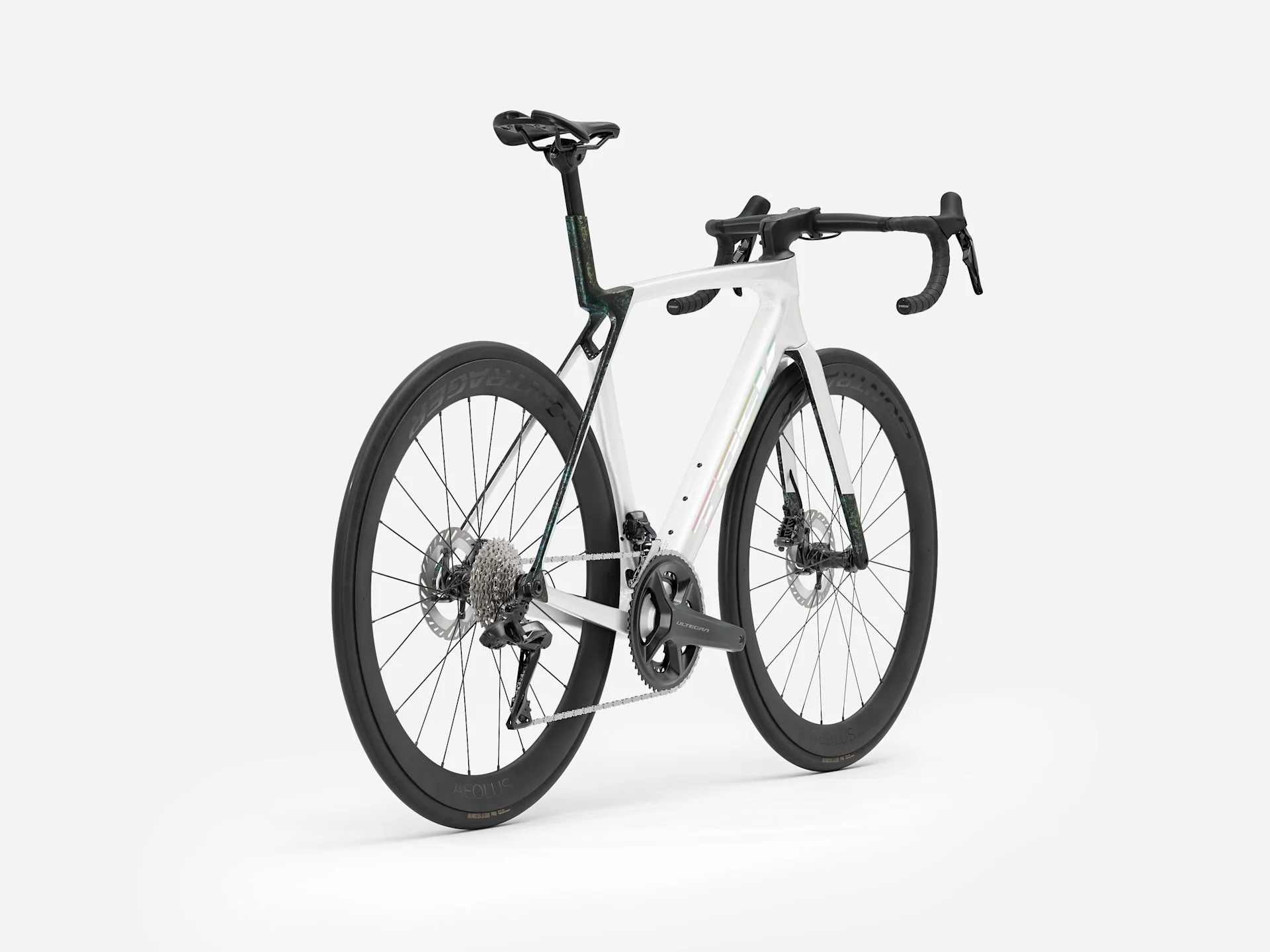 2026 Trek Madone SL 7 Gen 8 - Gloss Crystal White/Matte Deep Smoke - Image 2
