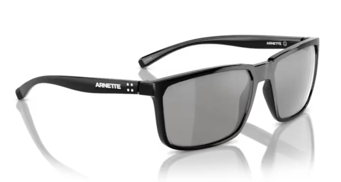 Arnette Stripe- Black Polarized Grey Mirror - Image 4