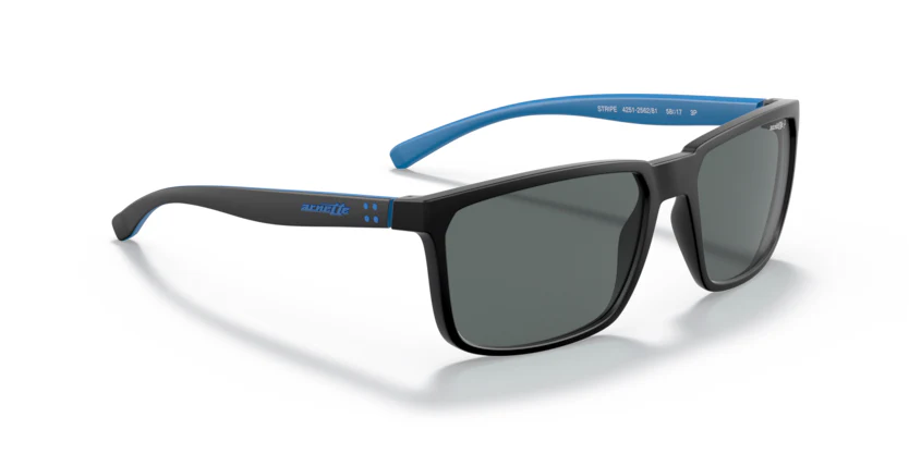 Arnette Stripe- Matte Black Polarized Dark Grey - Image 3
