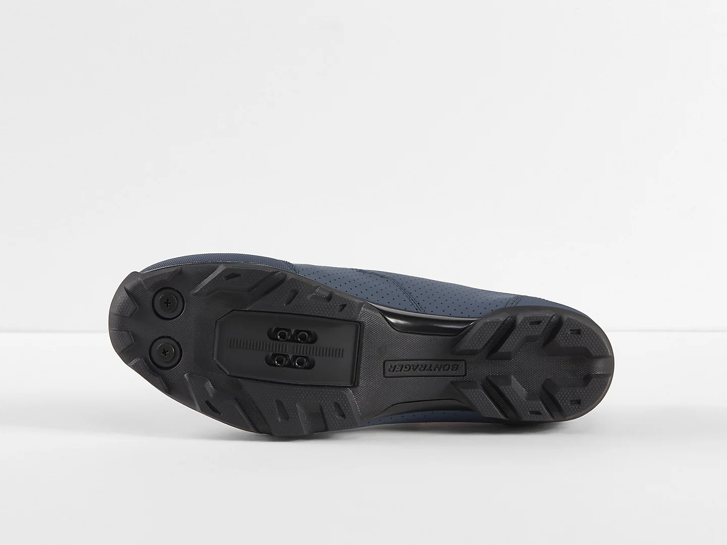 Bontrager Evoke Mountain Bike Shoes - Battleship Blue/Radioactive Orange - Image 3