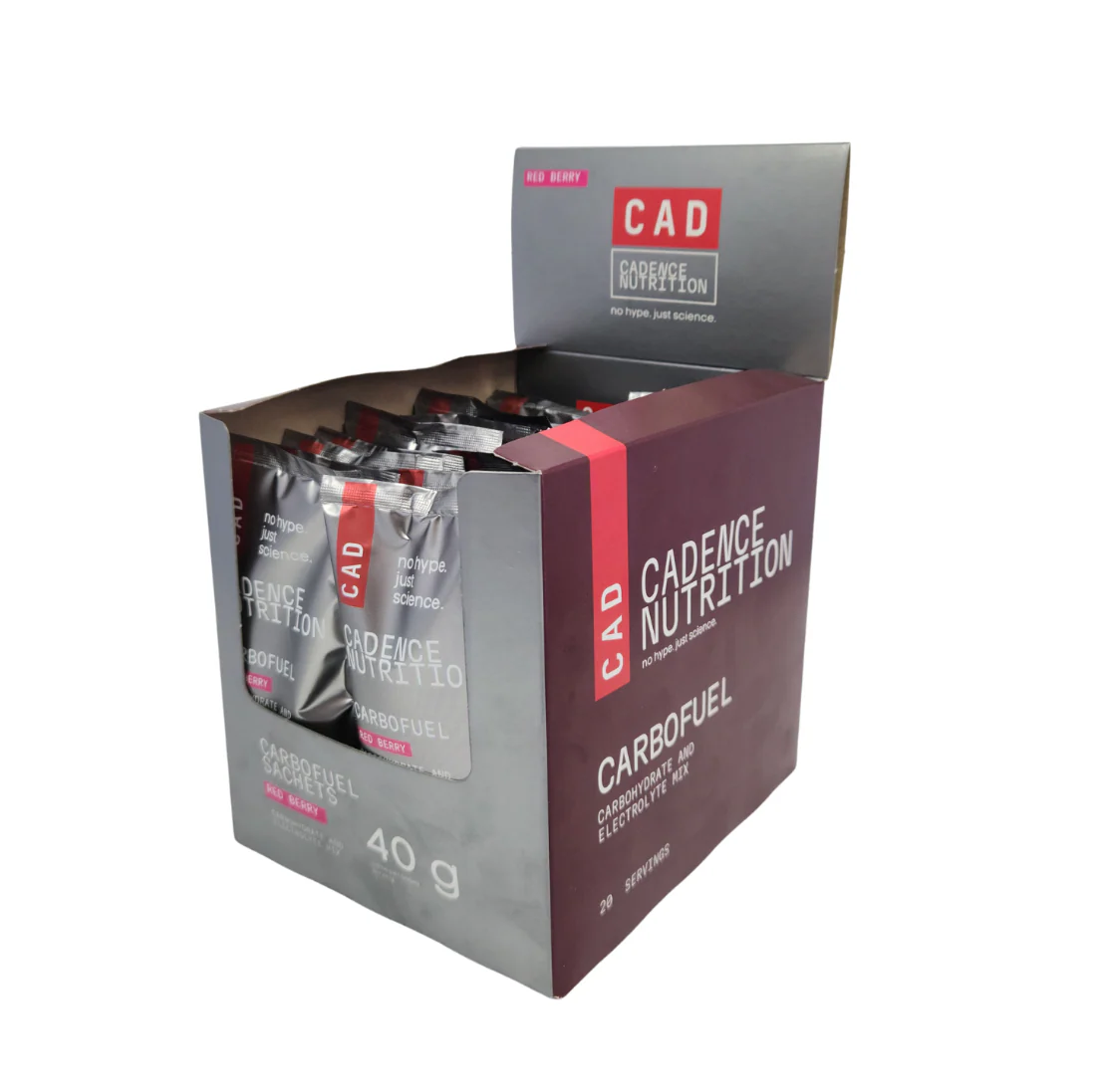 Cadence Nutrtion CarboFuel Red Berry Sachet - 46g