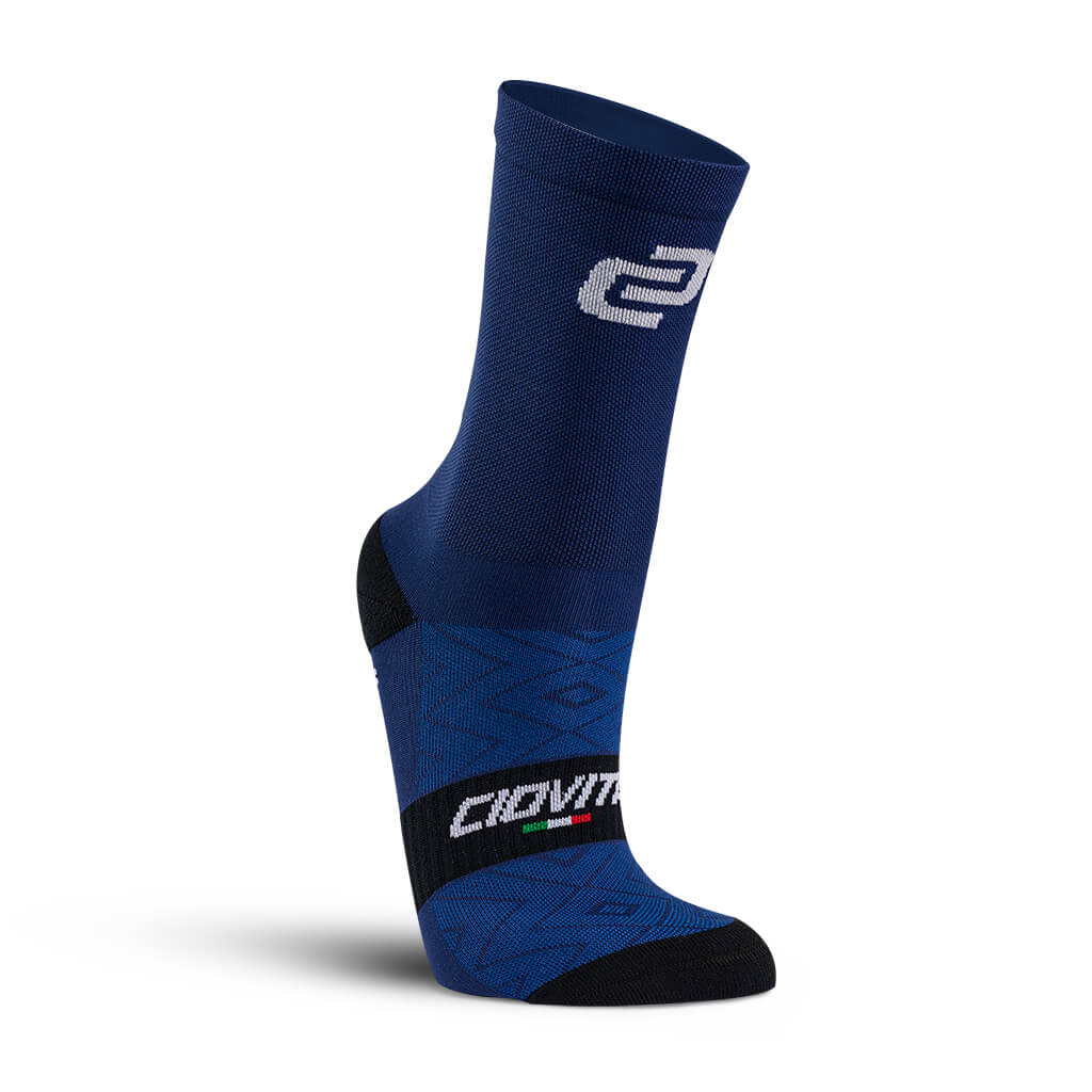 Ciovita Crew Cycling Socks- Navy
