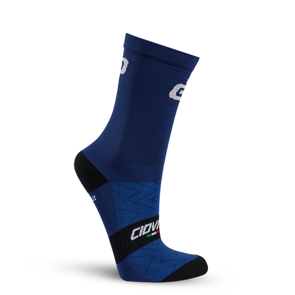 Ciovita Crew Cycling Socks- Navy - Image 3
