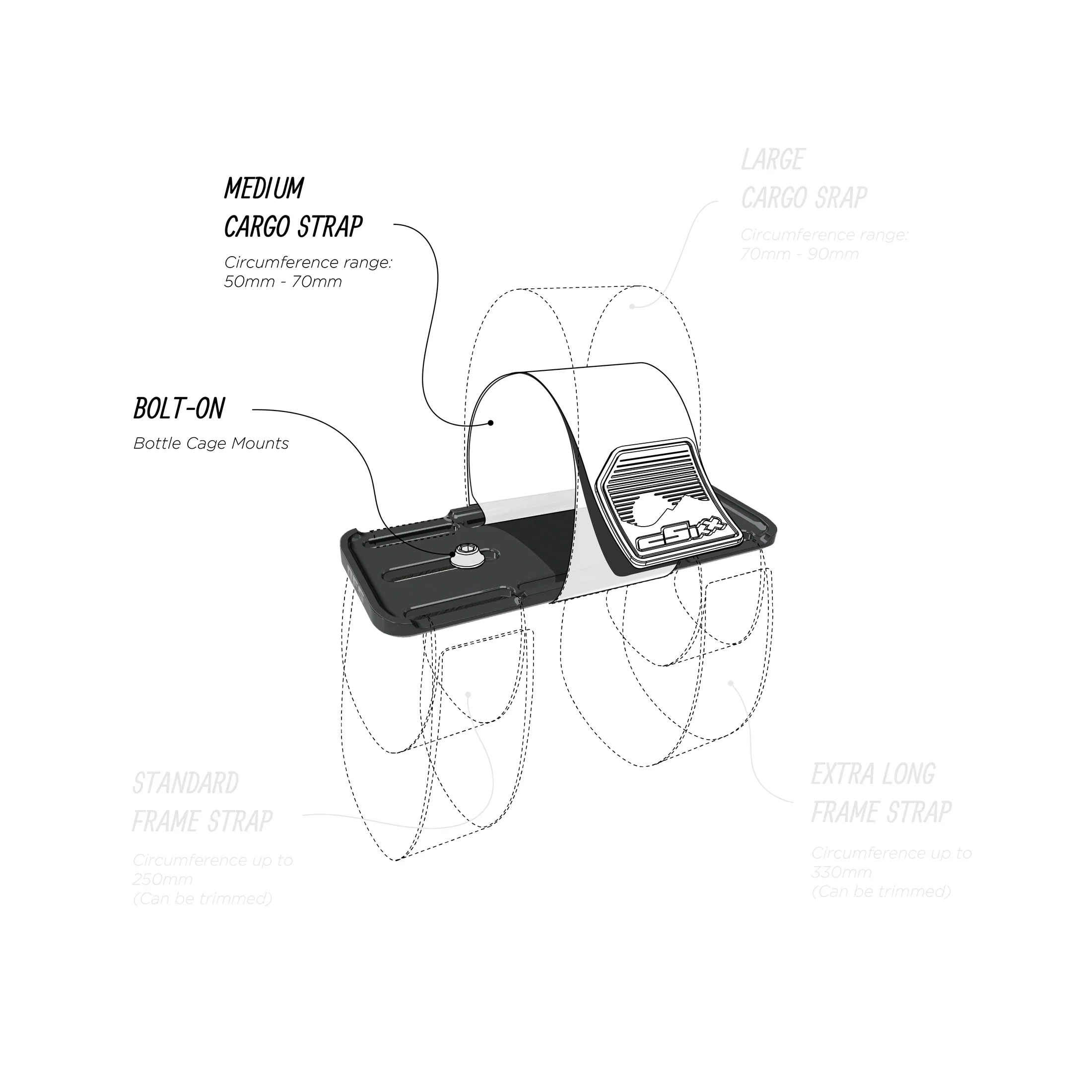 cSixx On Frame Storage- Gravel- Medium - Image 2