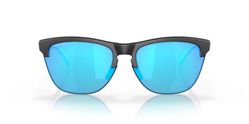 Oakley Frogskins Lite- Matte Black/Clear Prizm Sapphire - Image 2