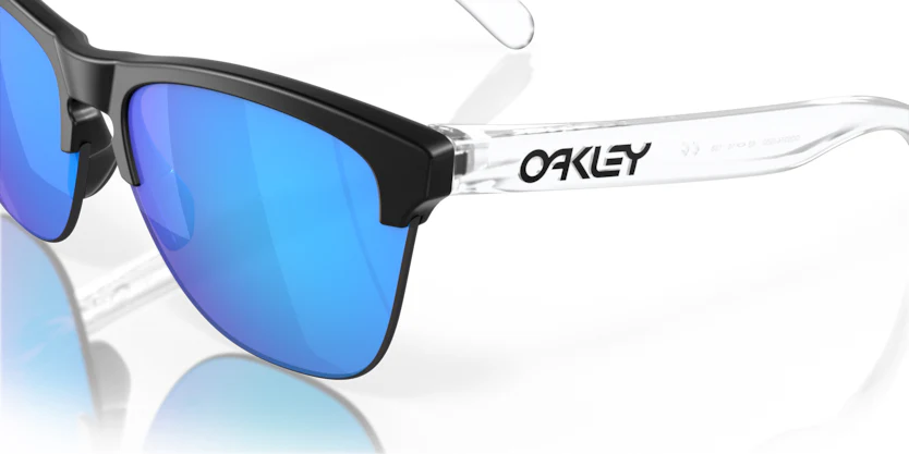 Oakley Frogskins Lite- Matte Black/Clear Prizm Sapphire - Image 6