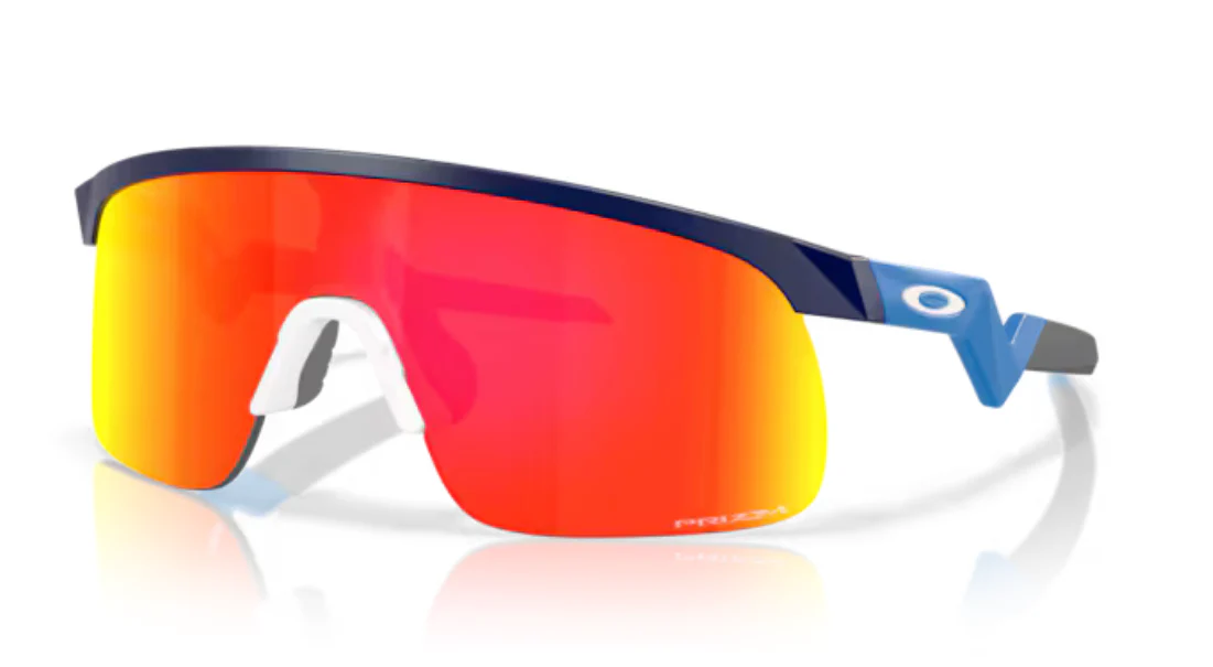 Oakley Resistor Youth- Matte Navy Prizm Ruby