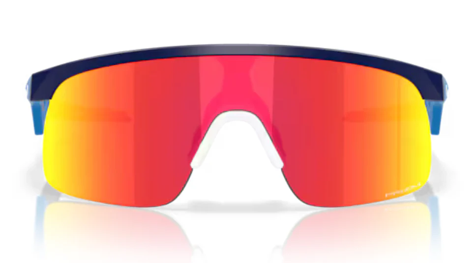Oakley Resistor Youth- Matte Navy Prizm Ruby - Image 2