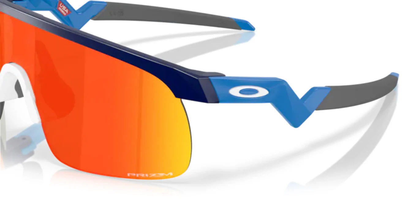 Oakley Resistor Youth- Matte Navy Prizm Ruby - Image 6