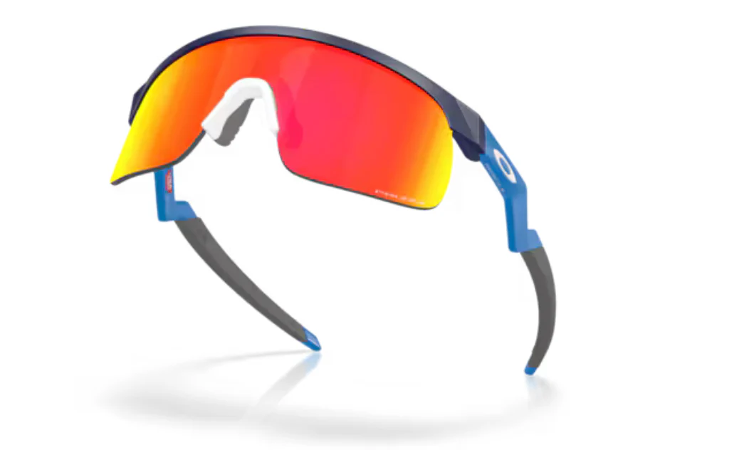 Oakley Resistor Youth- Matte Navy Prizm Ruby - Image 7