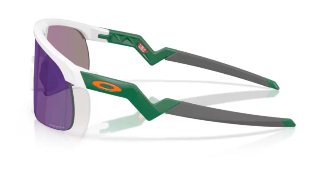 Oakley Resistor Youth- Matte White Prizm Green - Image 3