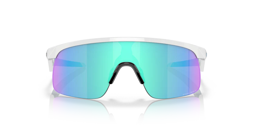 Oakley Resistor Youth - Polished White  Prizm Sapphire - Image 6