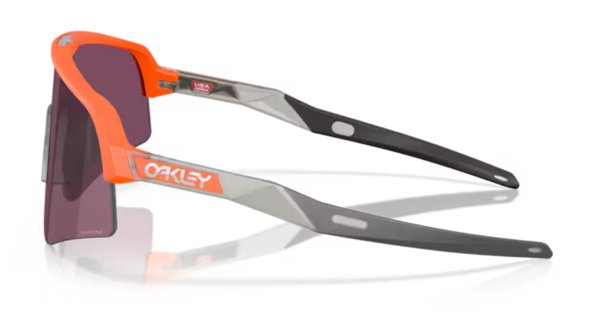Oakley Sutro Lite Sweep- Matte Neon Orange/ Matte Grey Prizm Road Black - Image 4