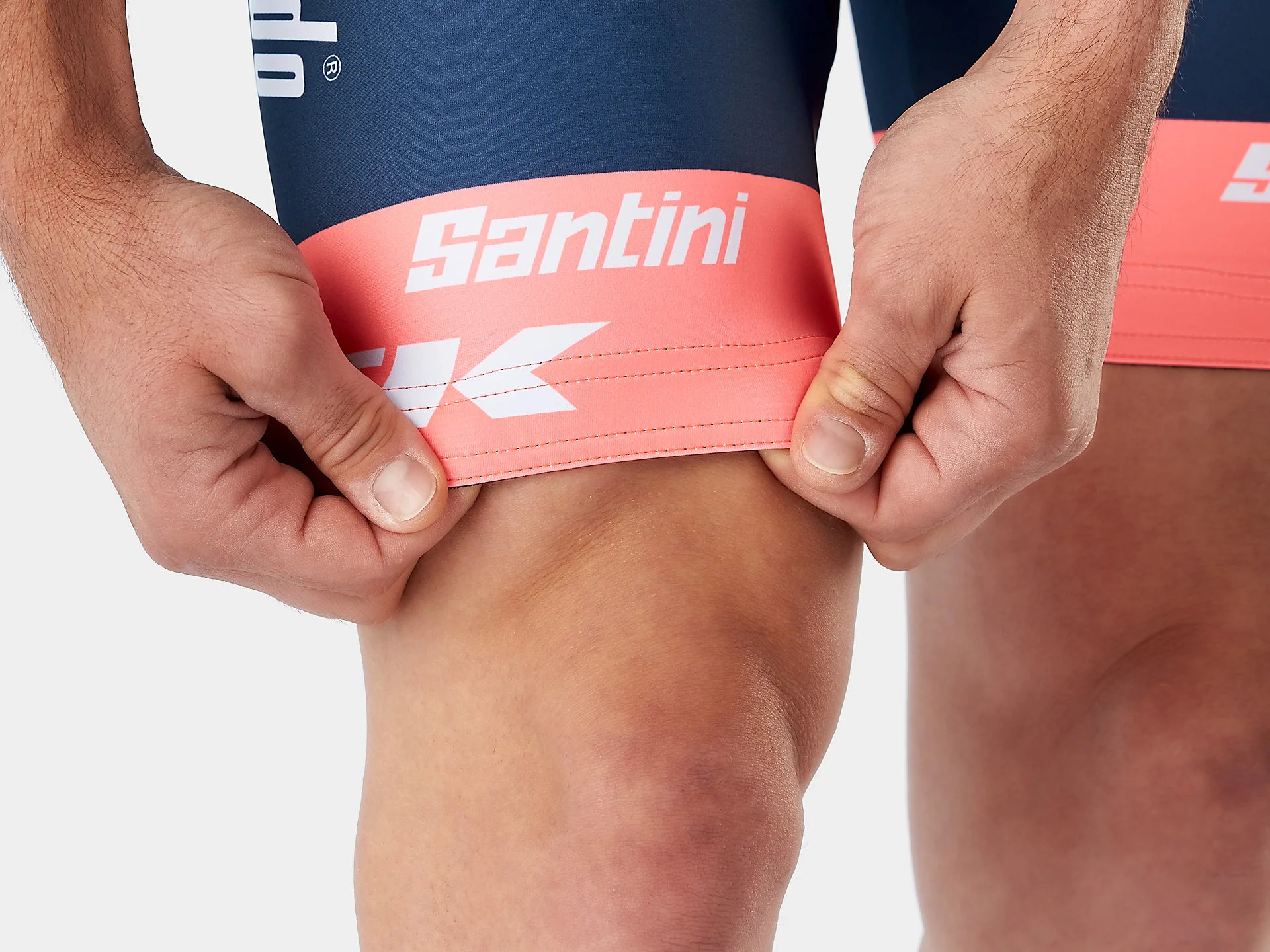 Santini Trek-Segafredo Men's Team Replica Bib Shorts - Image 4