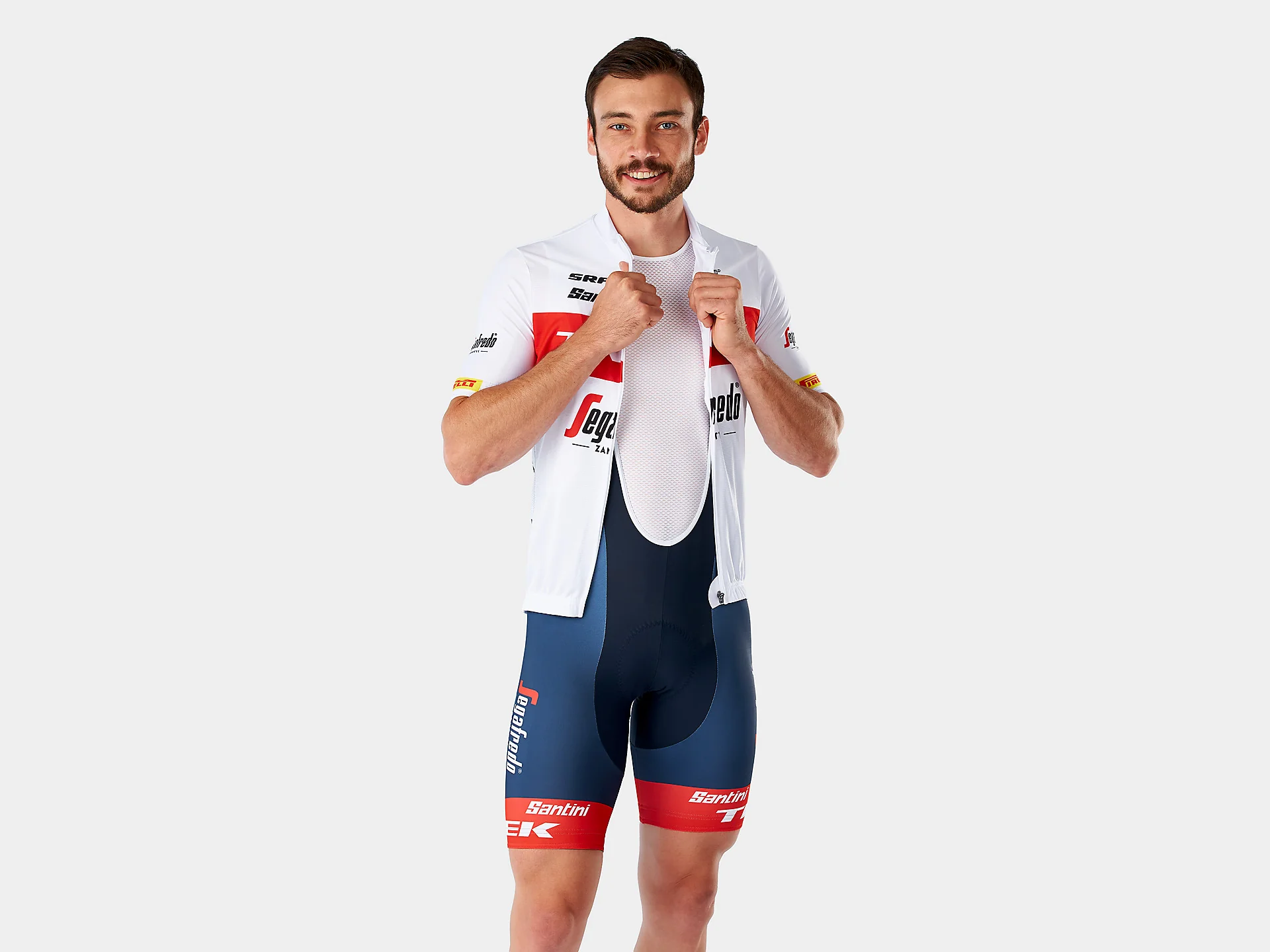 Santini Trek-Segafredo Men's Team Replica Bib Shorts - Image 5