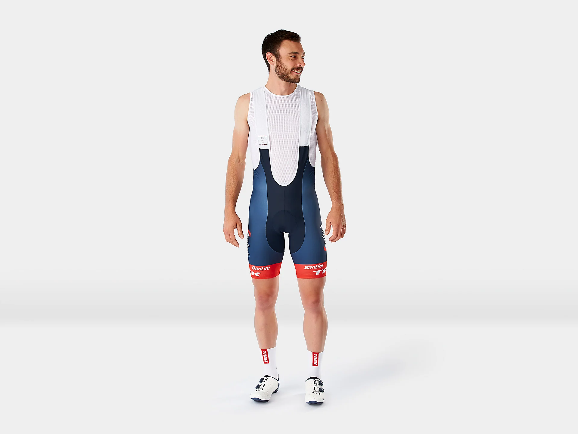 Santini Trek-Segafredo Men's Team Replica Bib Shorts - Image 6