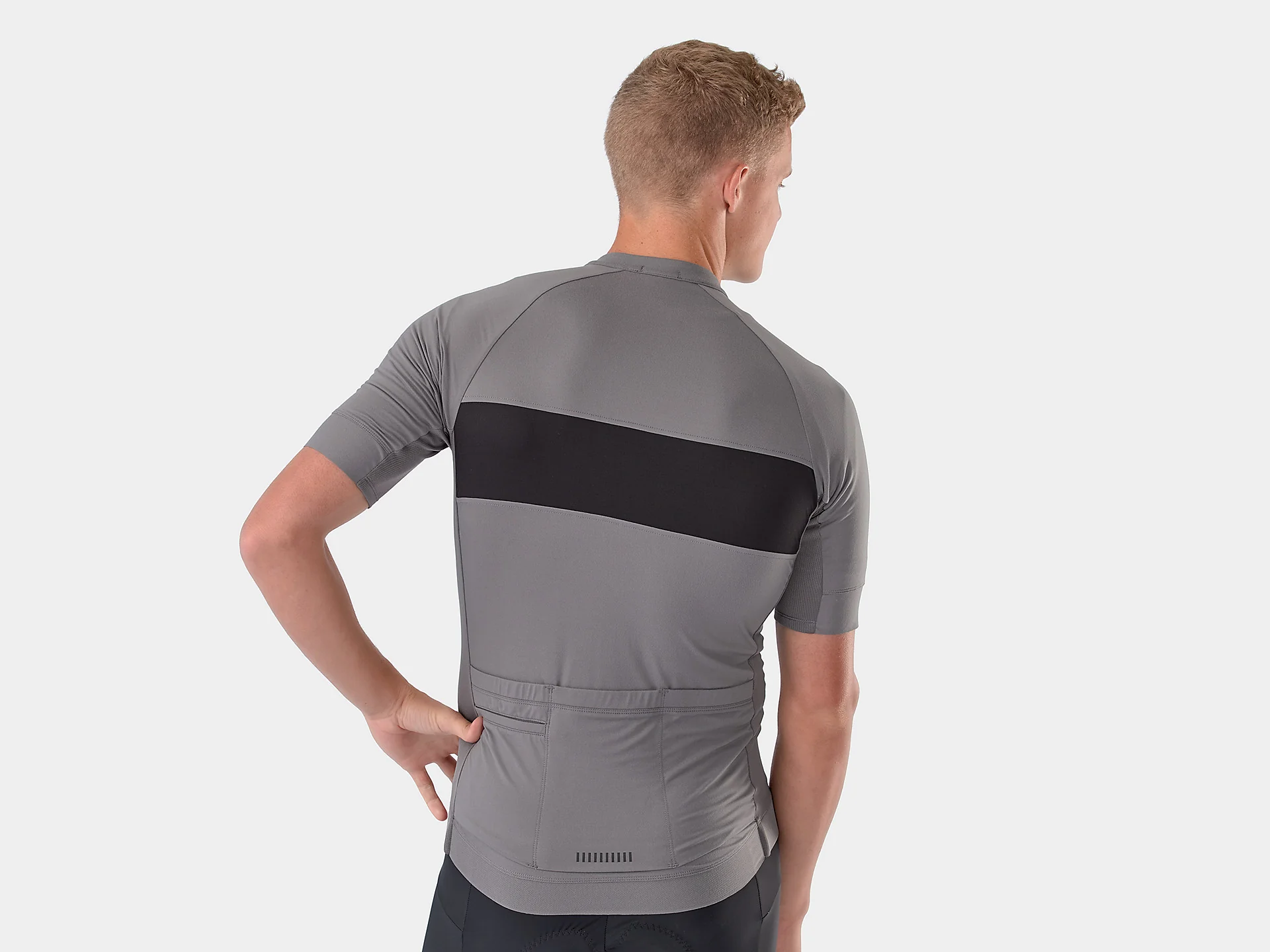 Trek Circuit LTD Cycling Jersey- Charcoal/ Black - Image 2