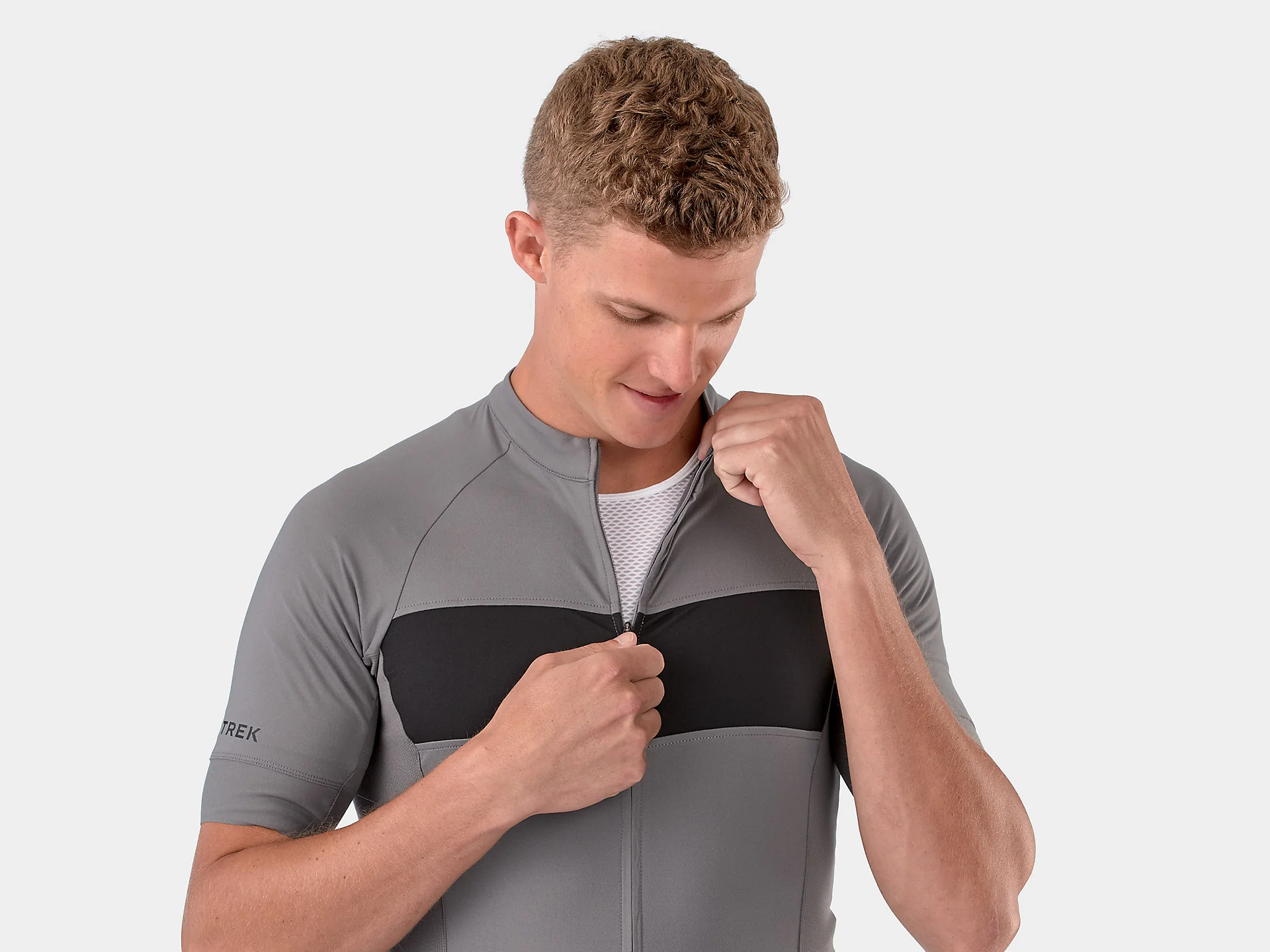Trek Circuit LTD Cycling Jersey- Charcoal/ Black - Image 7