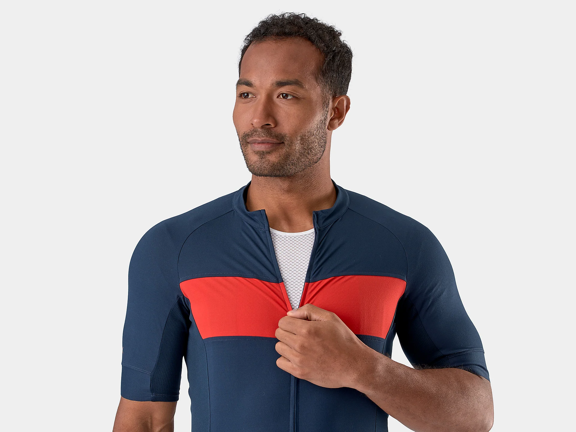 Trek Circuit LTD Cycling Jersey- Deep dark blue/ Viper Red - Image 6