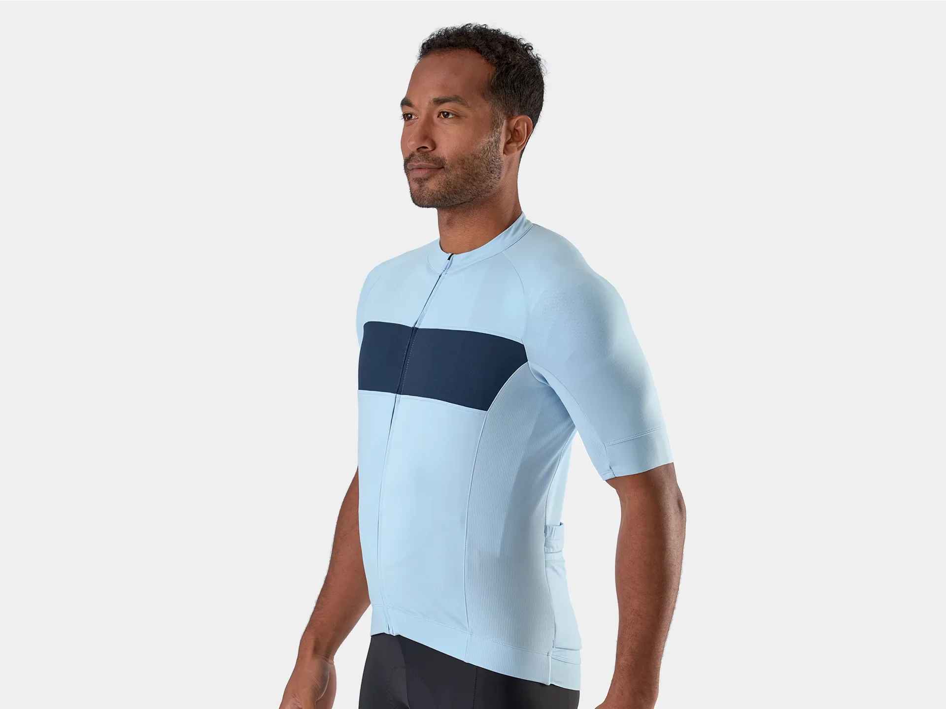 Trek Circuit LTD Cycling Jersey - Dusty Blue/Deep Dark Blue - Image 3
