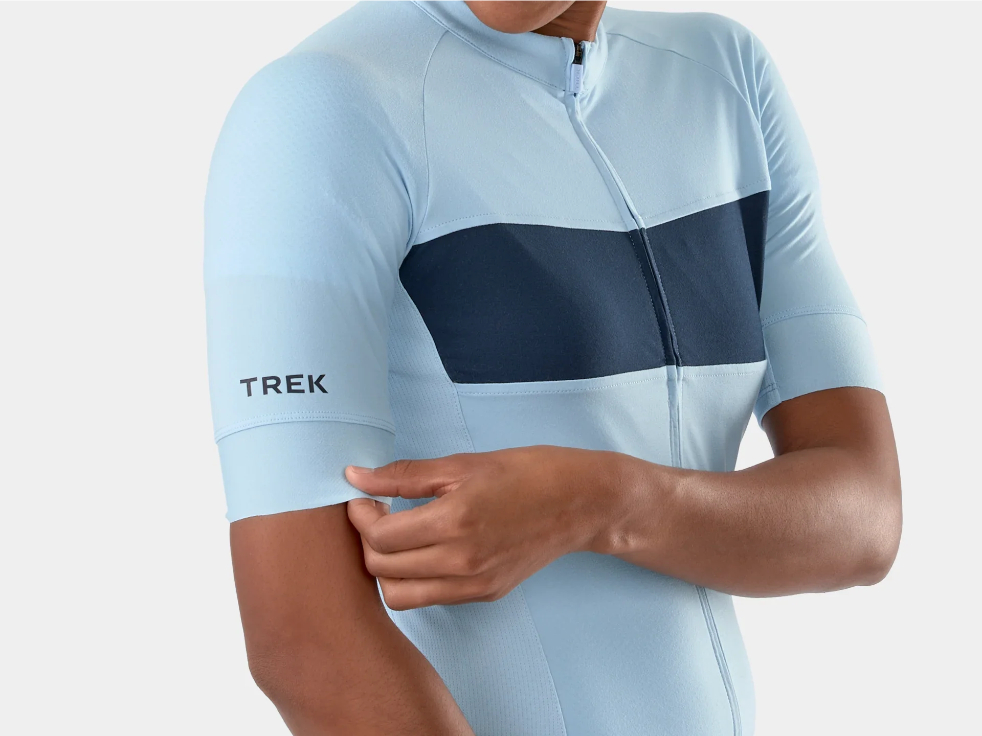 Trek Circuit Women's LTD Cycling Jersey - Dusty Blue/Deep Dark Blue - Image 3