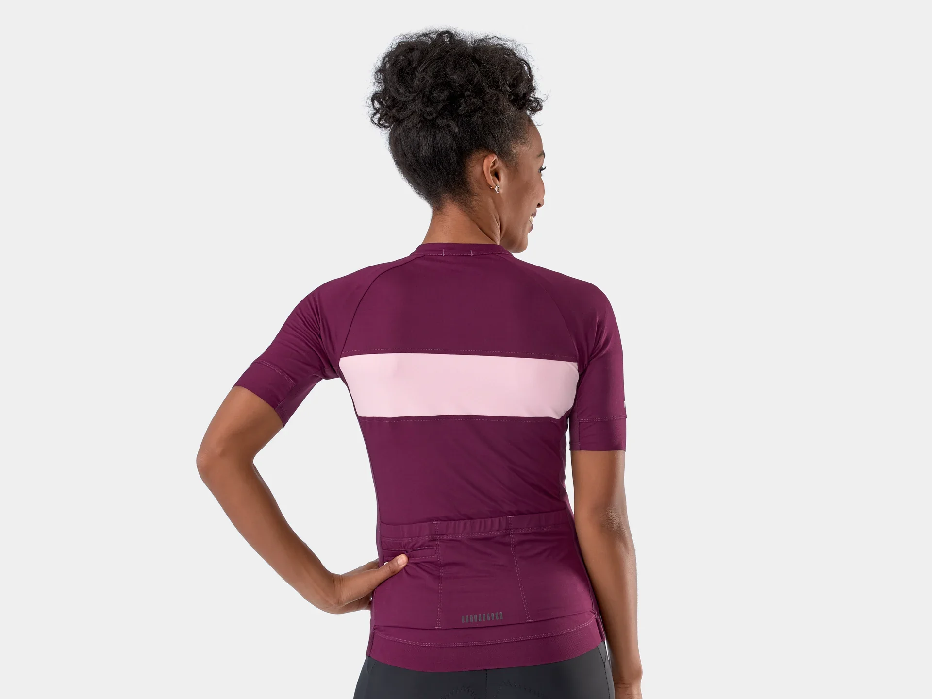 Trek Circuit Women's LTD Cycling Jersey - Mulberry/Blush - Image 3