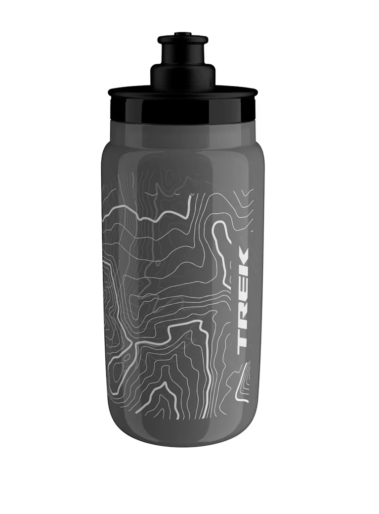 Trek Flag Water Bottle 550ml- Grey/ White