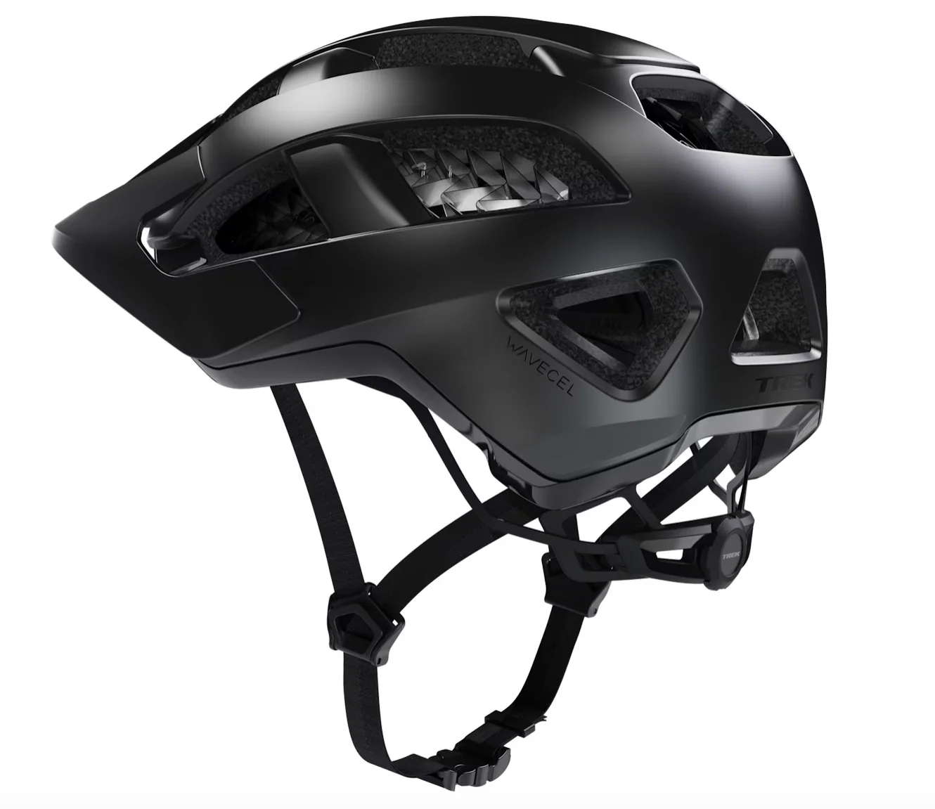 Trek Quantum WaveCel Mountain Bike Helmet - Matte Black - Image 3