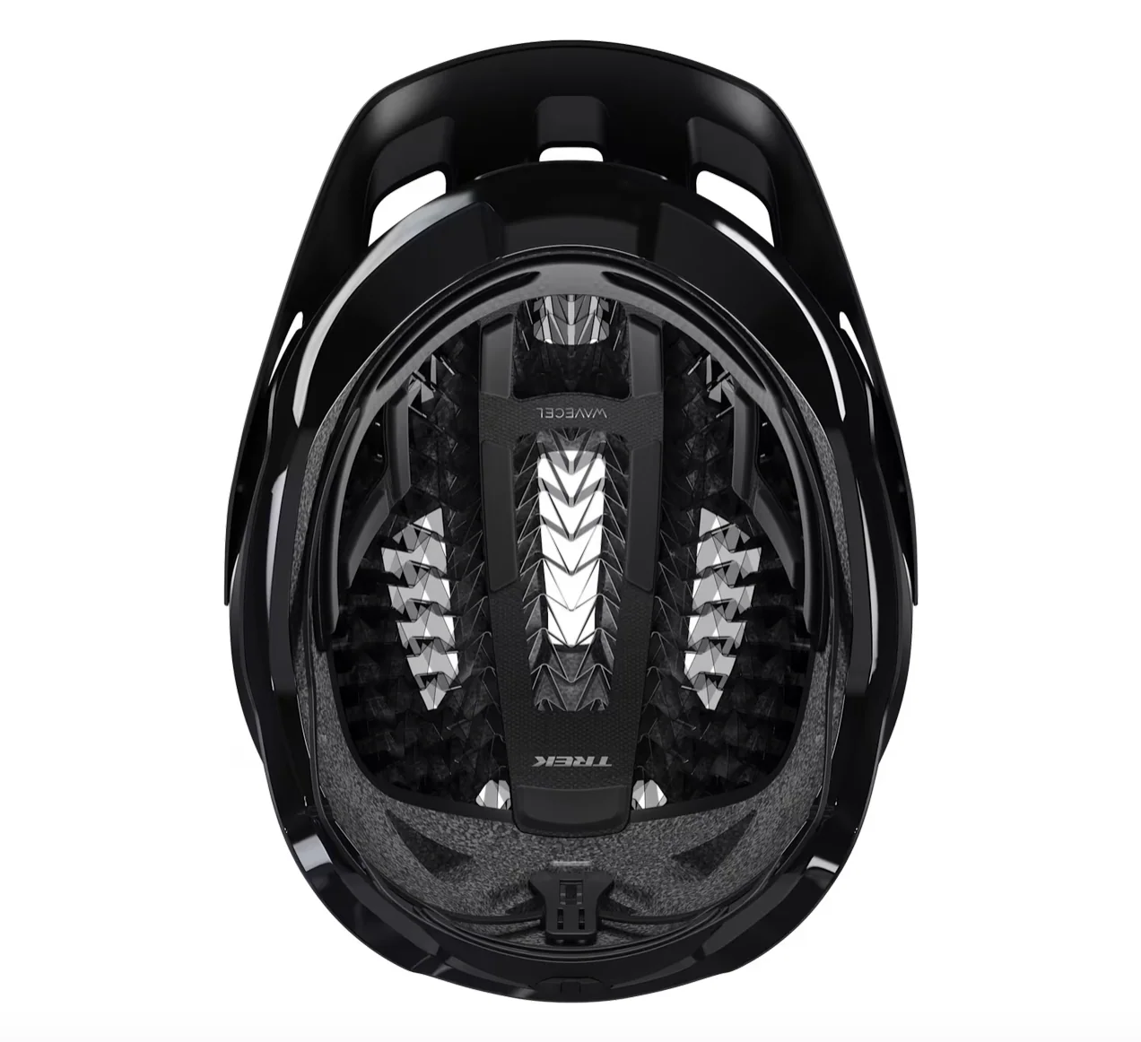 Trek Quantum WaveCel Mountain Bike Helmet - Matte Black - Image 6