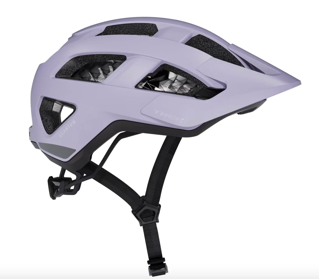 Trek Quantum WaveCel Mountain Bike Helmet - Matte Lavender Haze - Image 2
