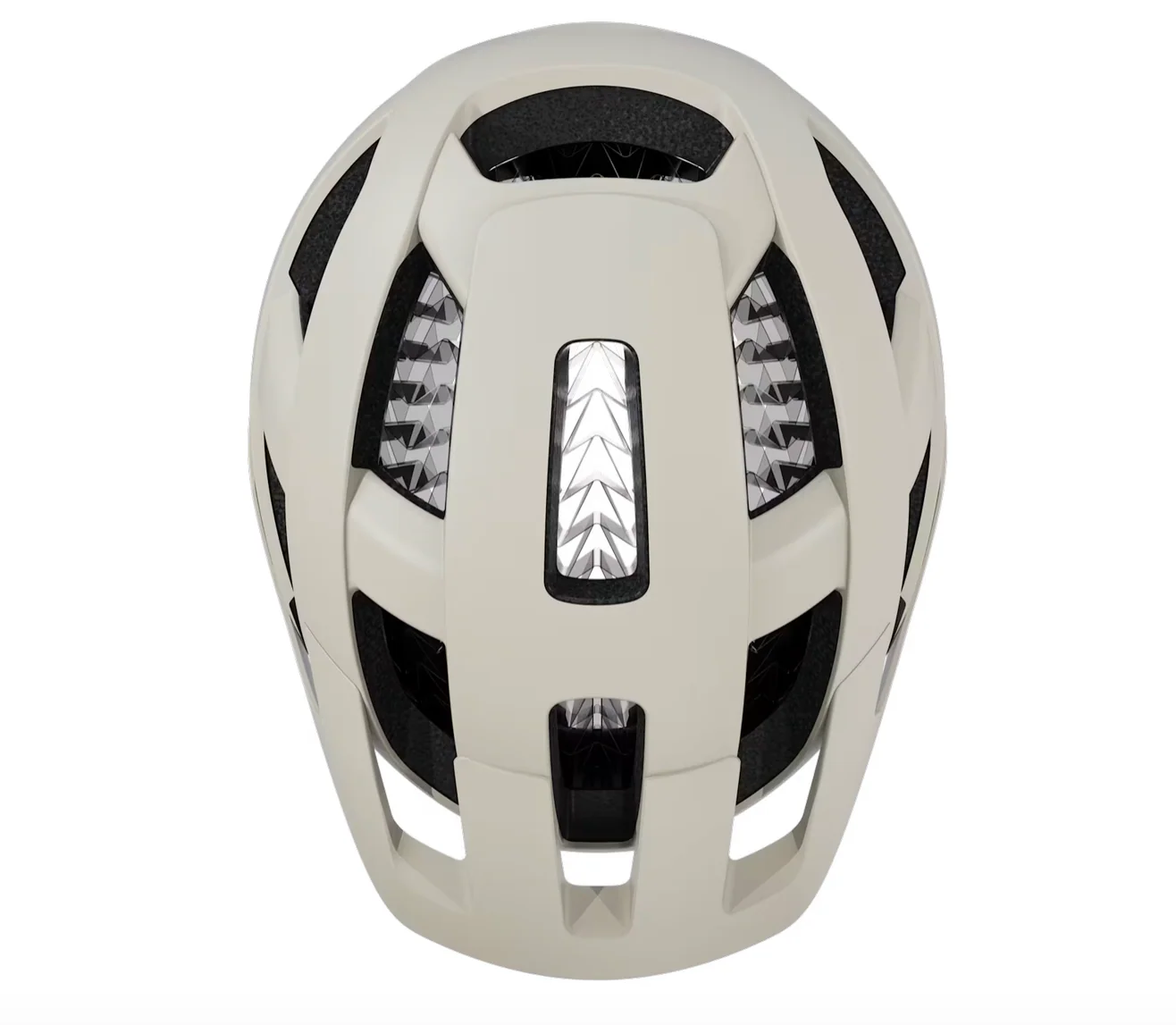 Trek Quantum WaveCel Mountain Bike Helmet- Matte White/ Old style Gold - Image 4