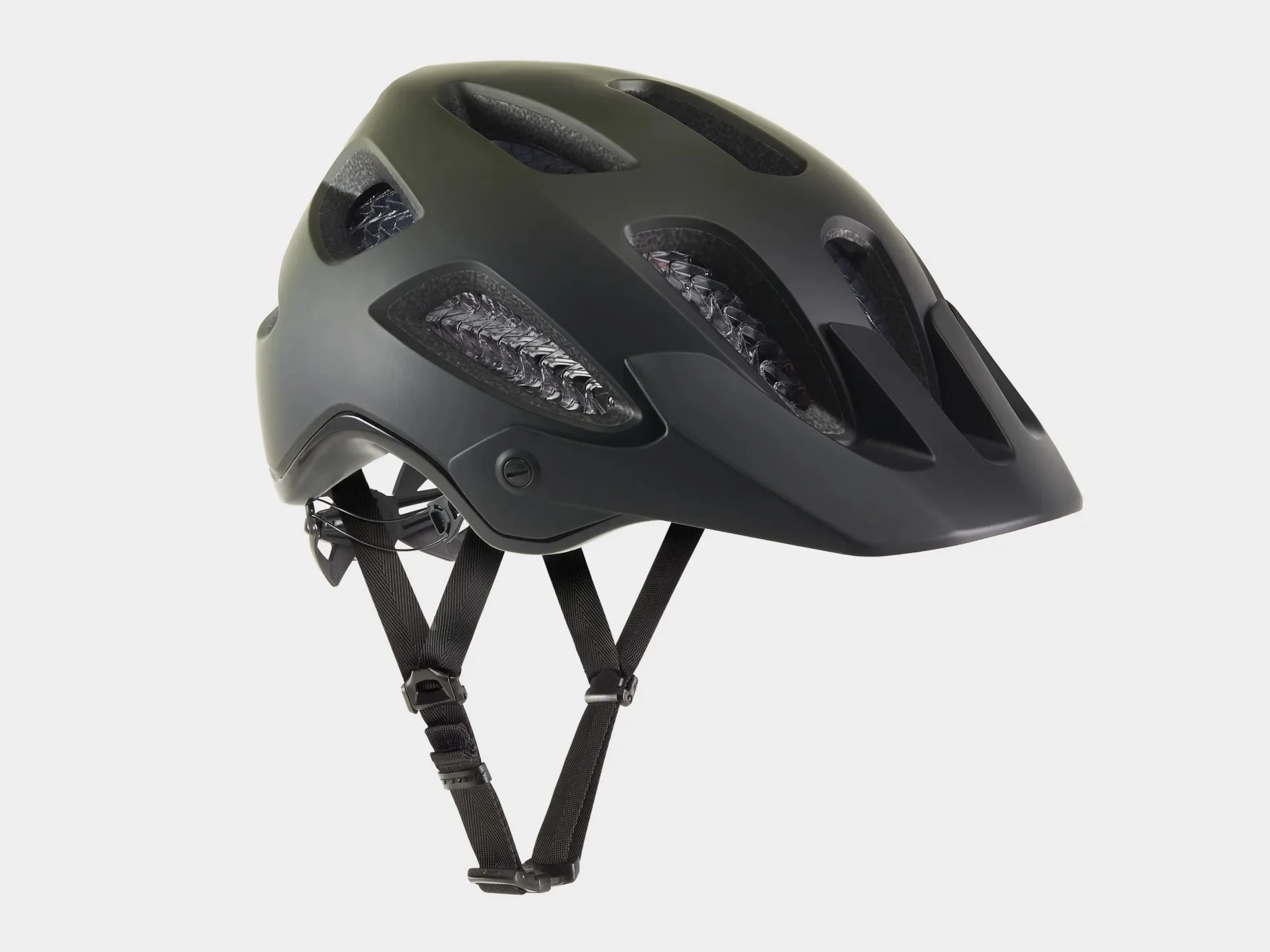 Trek Rally WaveCel Mountain Bike Helmet - Black/ Olive Grey - Image 4