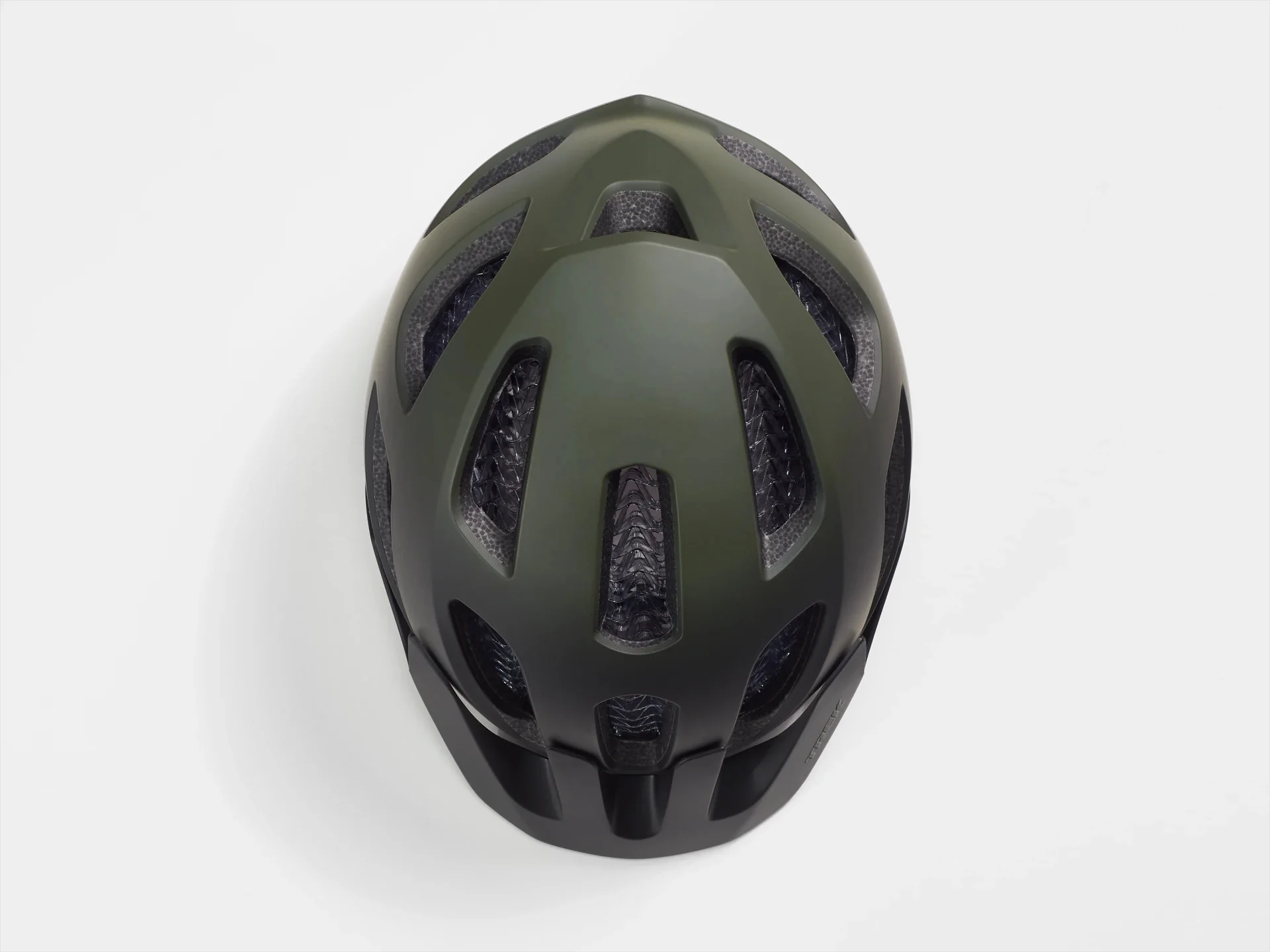Trek Rally WaveCel Mountain Bike Helmet - Black/ Olive Grey - Image 5