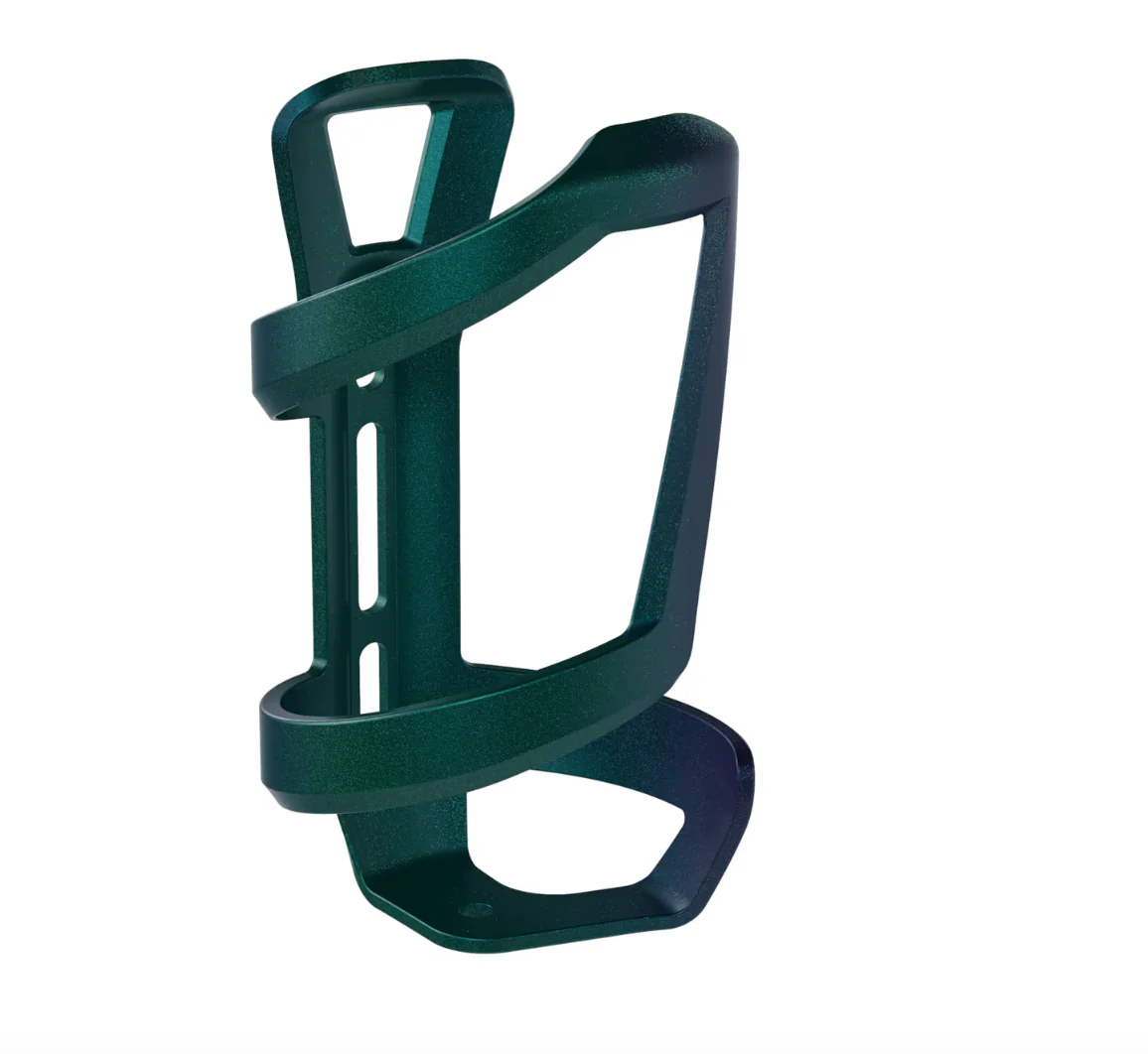 Trek Right Side Load Recycled Water Bottle Cage- Matte Emerald Iris