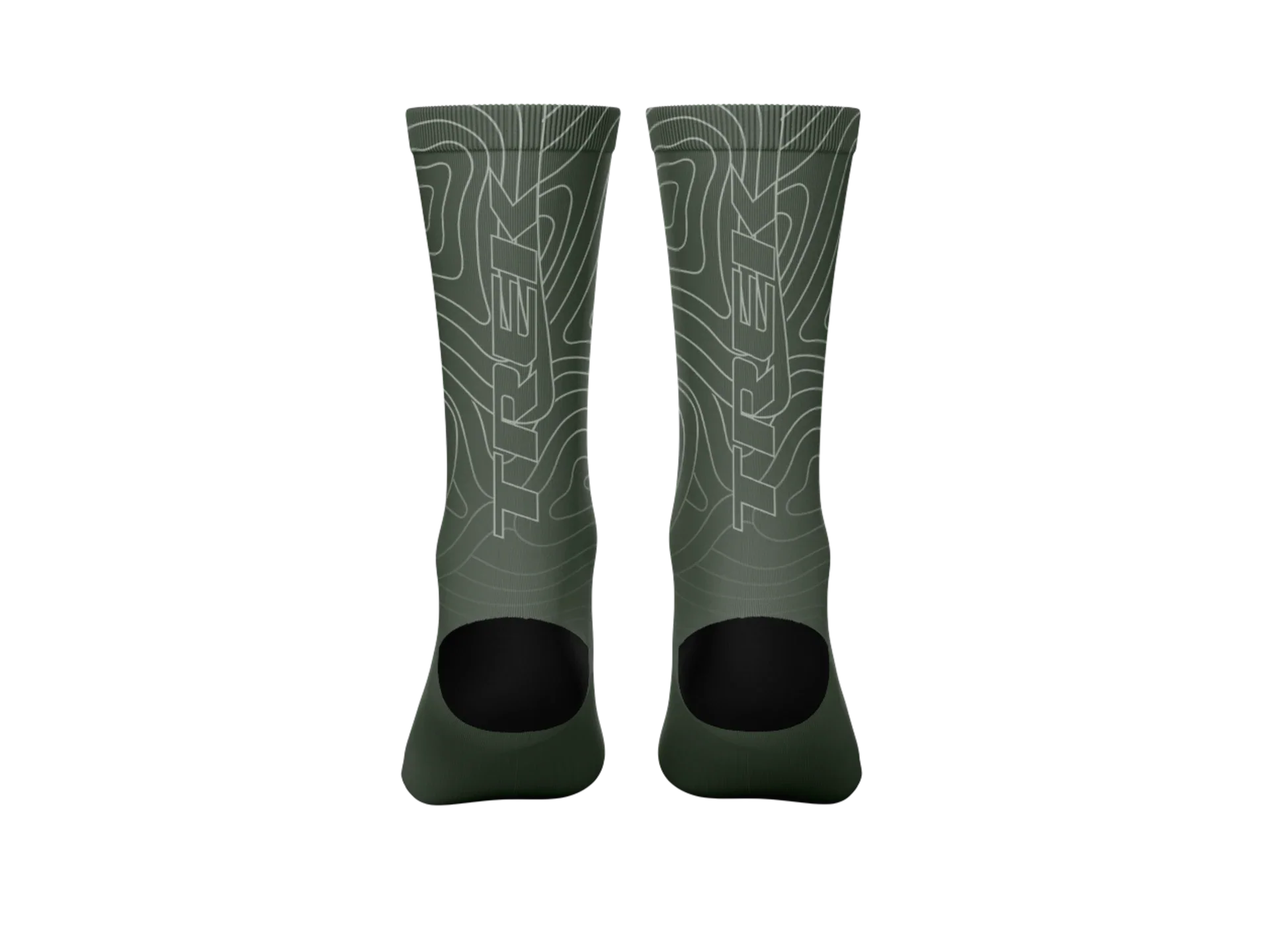 Trek SA Socks- Dark Green - Image 3