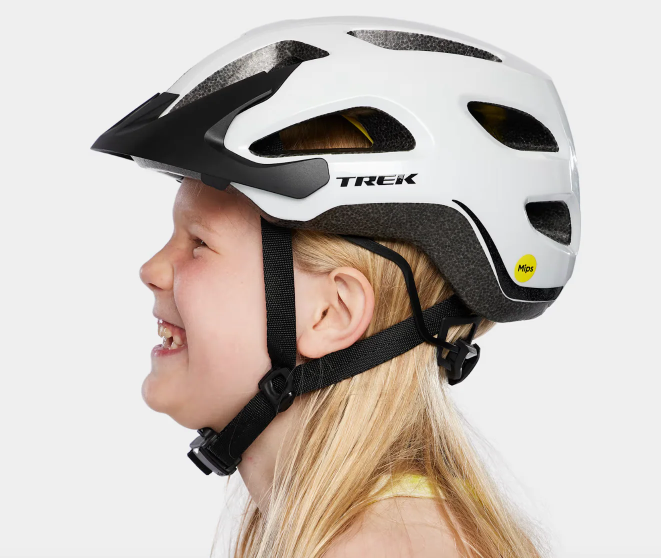 Trek Solstice Mips Youth Bike Helmet- Crystal White - Image 9