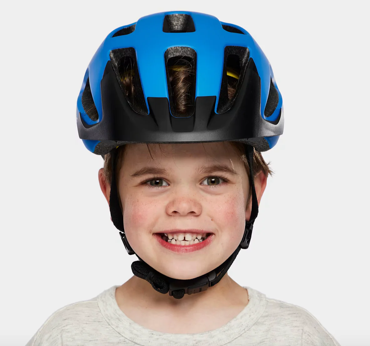 Trek Solstice Mips Youth Bike Helmet - Matte Royal Blue - Image 8