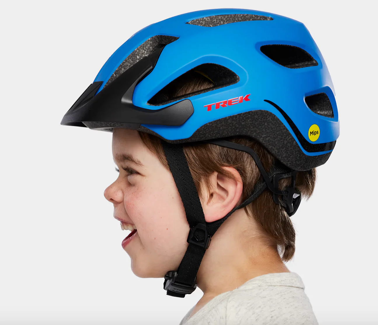 Trek Solstice Mips Youth Bike Helmet - Matte Royal Blue - Image 9