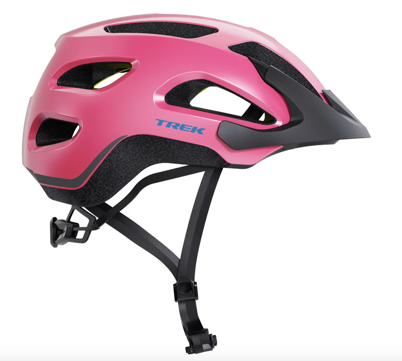Trek Solstice Mips Youth Bike Helmet- Pink Frosting - Image 4